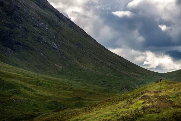 A man with huge nature, Glencoe, Highland