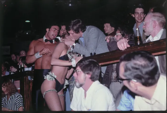 Framed Print : Man Kissing Club Dancer Framed Print : Man Kissing Club Dancer