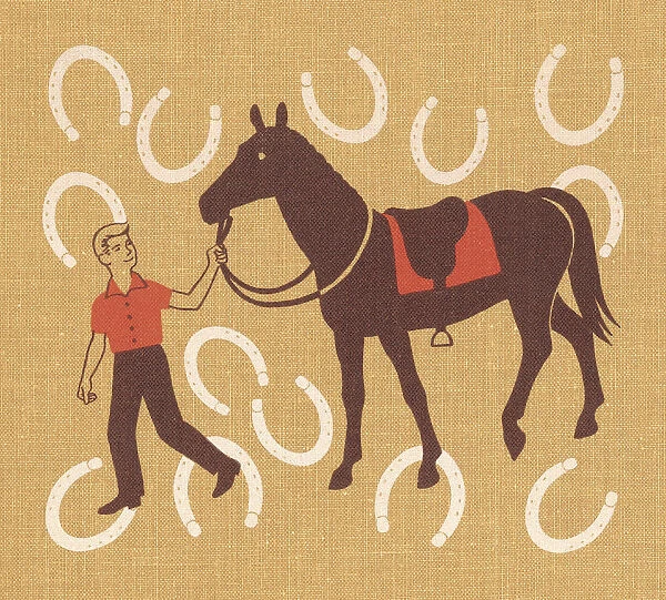 Man Leading Horse