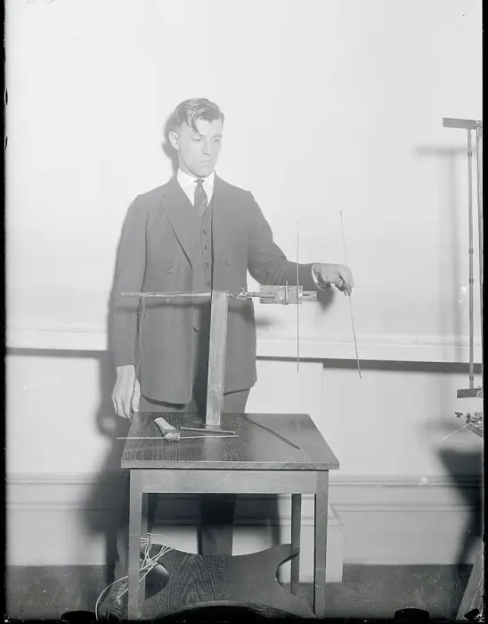Framed Print : Man with Light Device Framed Print : Man with Light Device