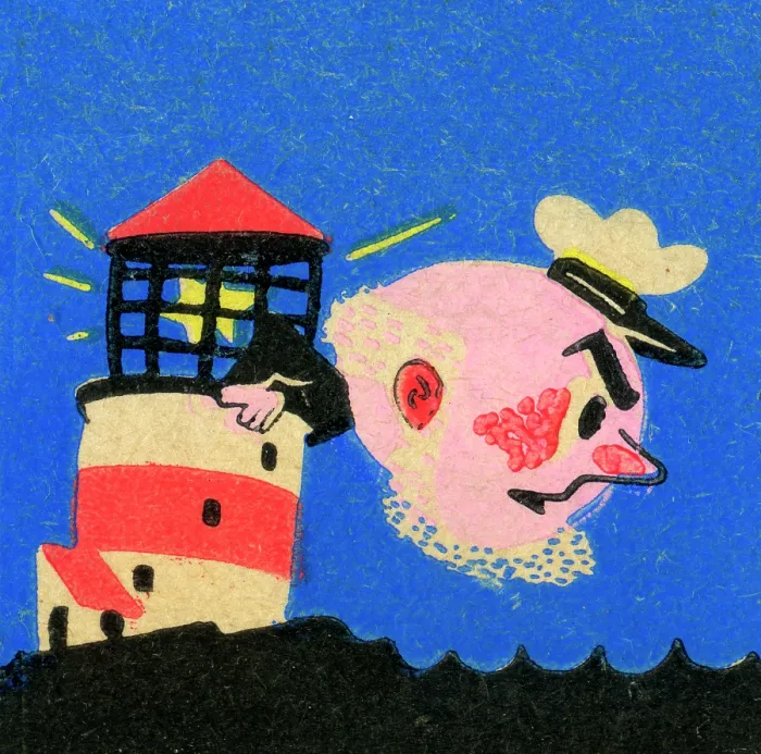 Framed Print : Man in lighthouse Framed Print : Man in lighthouse