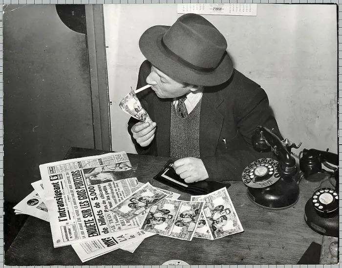Framed Print : Man Lighting His Cigarette with Currency Framed Print : Man Lighting His Cigarette with Currency