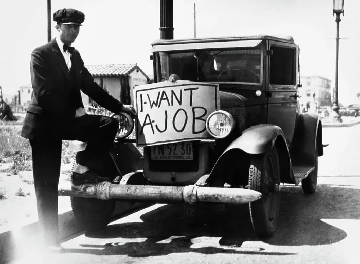 Framed Print : Man Looking For A Job Framed Print : Man Looking For A Job