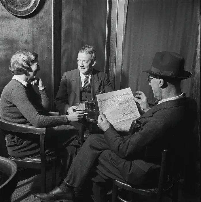 Framed Print : One Man Newspaper Framed Print : One Man Newspaper
