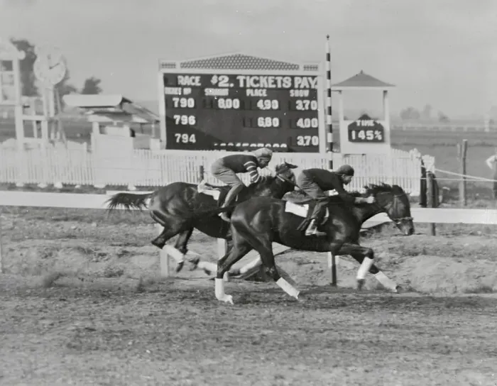 Framed Print : Man O War and Sir Barton Warming Up Framed Print : Man O War and Sir Barton Warming Up