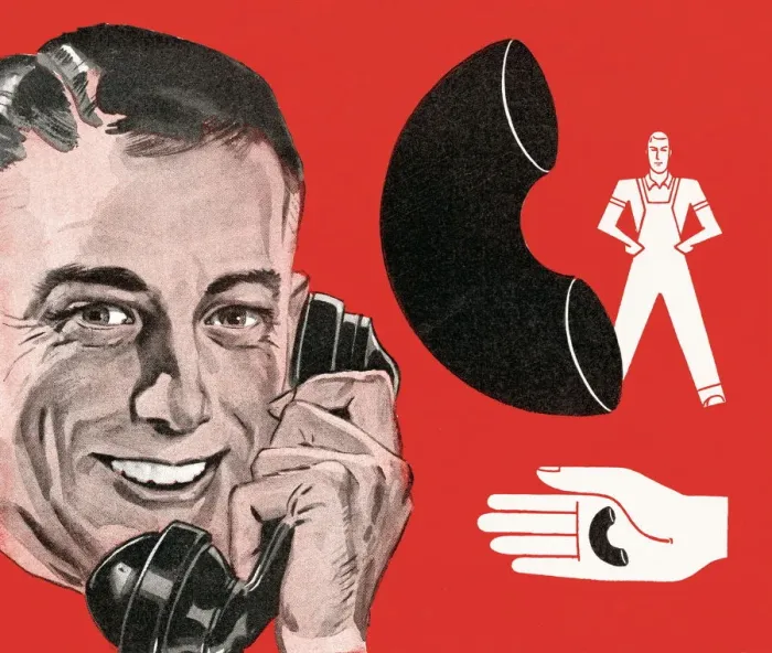 Framed Print : Man on phone Framed Print : Man on phone