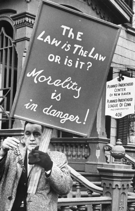 Framed Print : Man Pickets Outside New Haven Planned Parenthood Framed Print : Man Pickets Outside New Haven Planned Parenthood