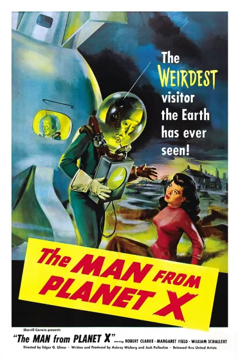 Framed Print : The Man from Planet X