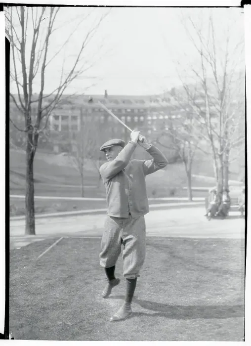 Framed Print : Man Playing Golf Framed Print : Man Playing Golf