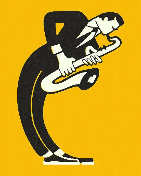 Man Playing the Saxophone