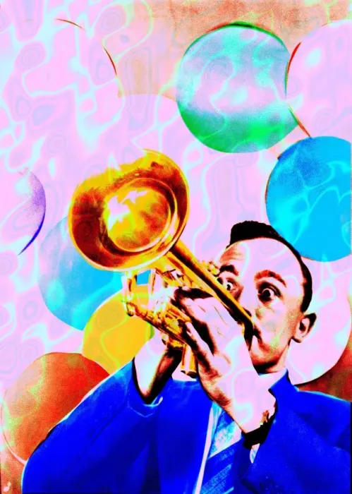 Framed Print : Man Playing Trumpet Framed Print : Man Playing Trumpet