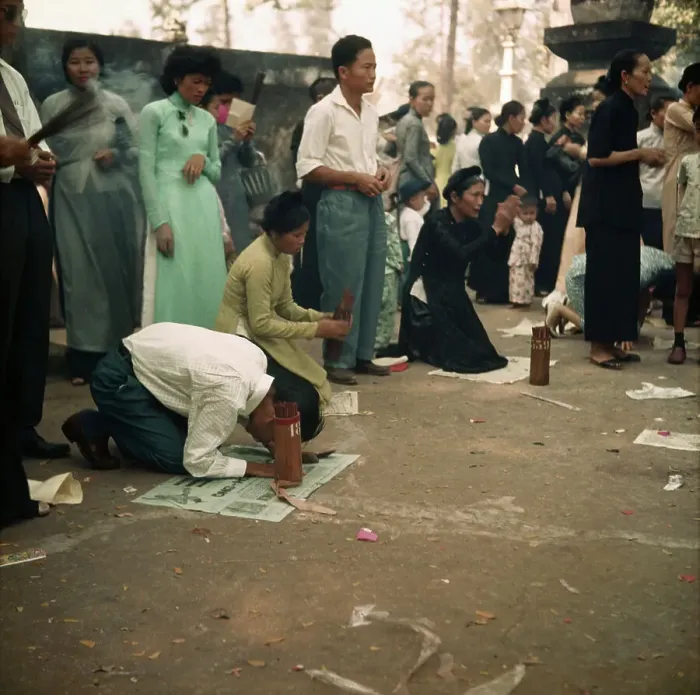 Framed Print : Man Praying During Festival Framed Print : Man Praying During Festival