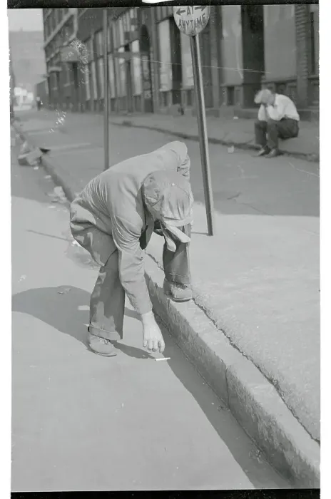 Framed Print : Man Retrieving a Cigarette Framed Print : Man Retrieving a Cigarette