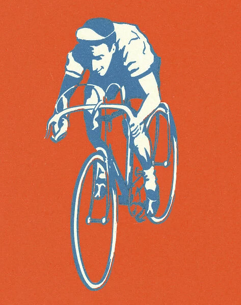 Man Riding Bicycle