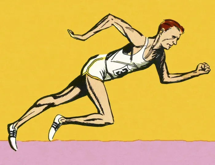 Framed Print : Man Running Framed Print : Man Running