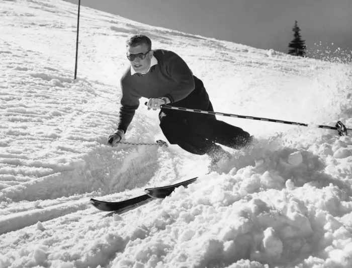 Framed Print : Man skiing Framed Print : Man skiing