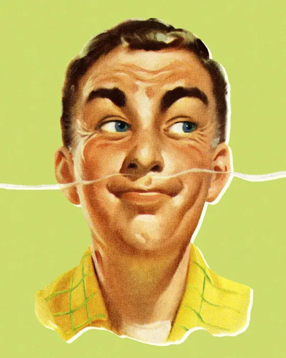 Framed Print : Man Smelling a Pleasant Odor Framed Print : Man Smelling a Pleasant Odor