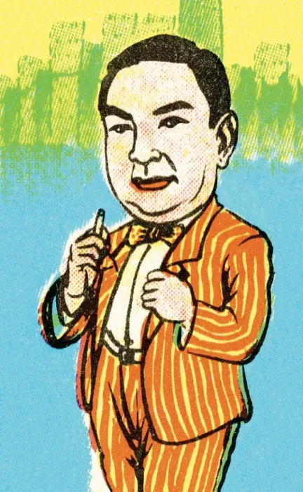 Framed Print : Man smoking