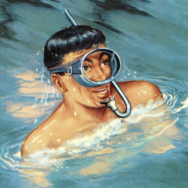 Man Snorkeling
