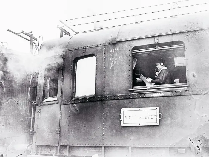 Framed Print : Man Using a Telephone in a Train Framed Print : Man Using a Telephone in a Train