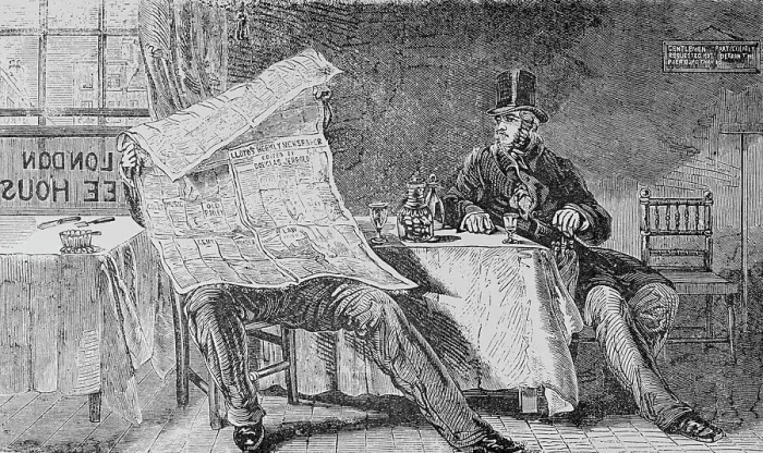 Framed Print : Man waiting for Newspaper Framed Print : Man waiting for Newspaper