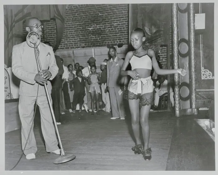 Framed Print : Man Watching Girl Dancing