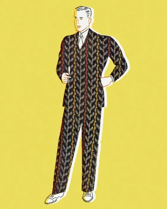 Framed Print : Man Wearing Fashion Suit Framed Print : Man Wearing Fashion Suit