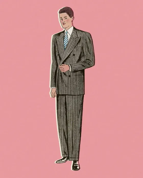 Framed Print : Man Wearing a Suit Framed Print : Man Wearing a Suit