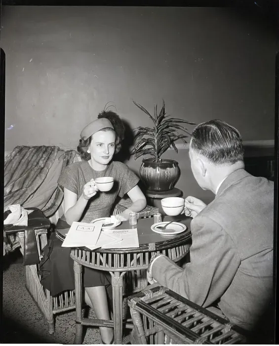 Framed Print : Man & Wife Drinking Coffee In Hospital Framed Print : Man & Wife Drinking Coffee In Hospital