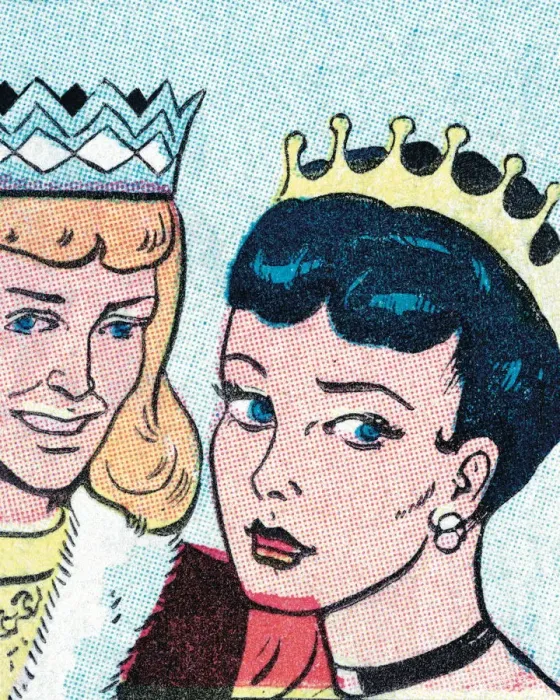 Framed Print : Man and Woman Both Wearing Crowns Framed Print : Man and Woman Both Wearing Crowns