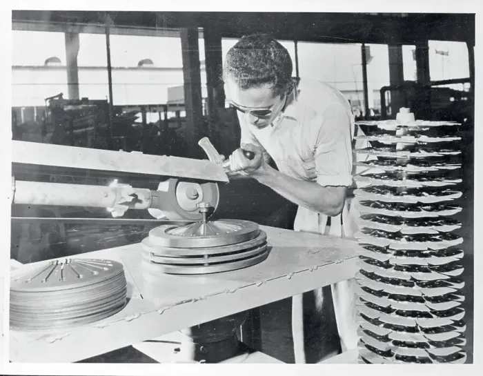 Framed Print : Man Working in Automobile Factory Framed Print : Man Working in Automobile Factory