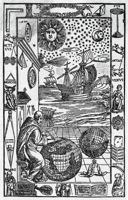 Framed Print : Man Writes On Globe Before Sky / Ocean Framed Print : Man Writes On Globe Before Sky / Ocean