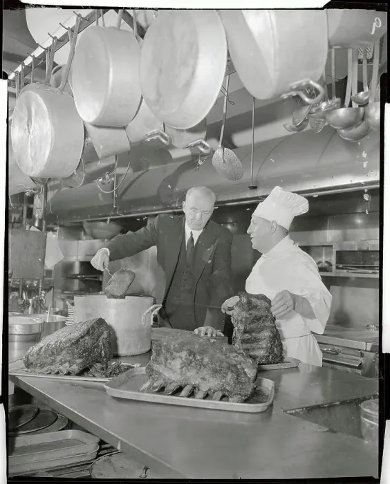 Framed Print : Manager Inspecting the Chef's Work Framed Print : Manager Inspecting the Chef's Work