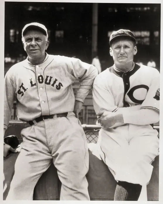 Framed Print : Managers of the Indians and the Browns Framed Print : Managers of the Indians and the Browns