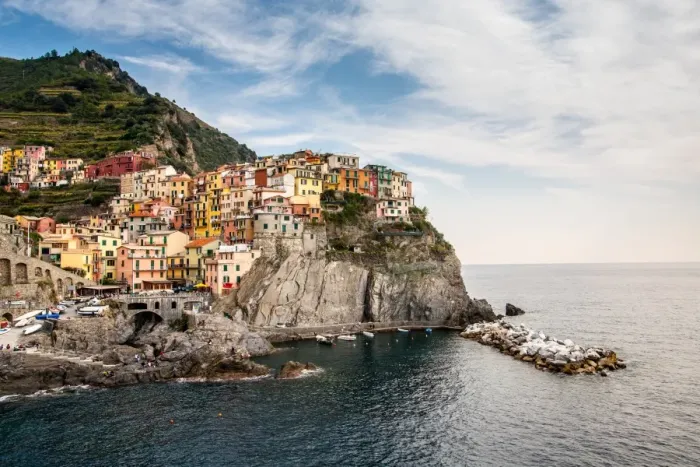 Framed Print : Manarola. View of Manarola (Manaea), small town near Riomaggiore, La Spezia Framed Print : Manarola. View of Manarola (Manaea), small town near Riomaggiore, La Spezia