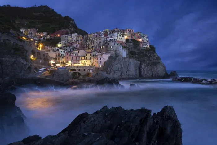 Framed Print : Manarola evening Framed Print : Manarola evening