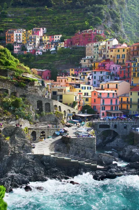 Framed Print : Manarola Harbor in Cinque Terre Framed Print : Manarola Harbor in Cinque Terre