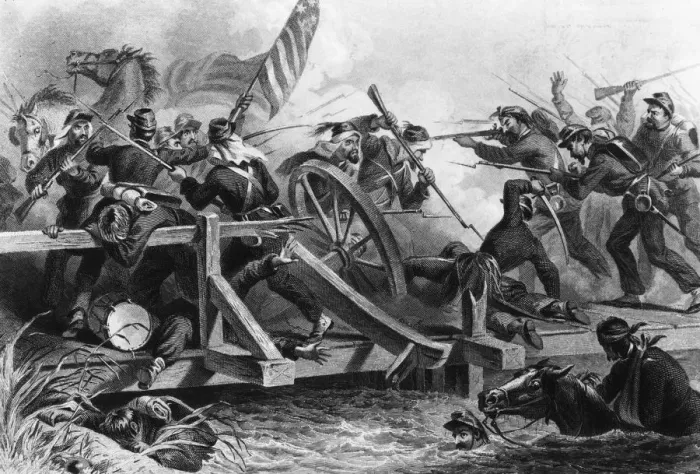 Framed Print : Manassas Battle Framed Print : Manassas Battle