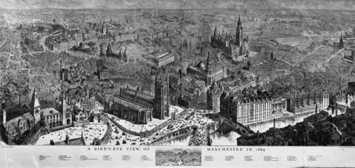 Framed Print : Manchester Framed Print : Manchester