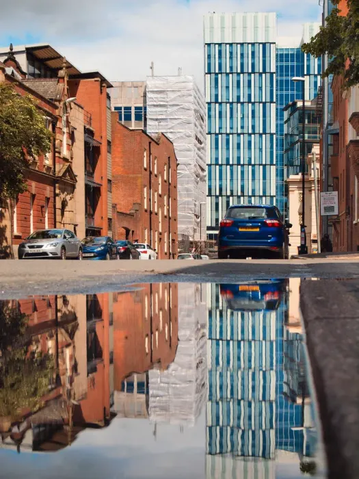 Framed Print : Manchester, Spinningfields area Framed Print : Manchester, Spinningfields area
