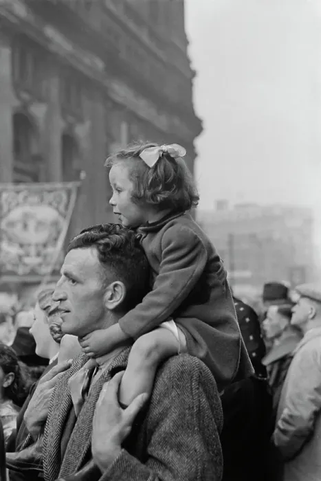 Framed Print : Manchester Street Parade, 1951 Framed Print : Manchester Street Parade, 1951