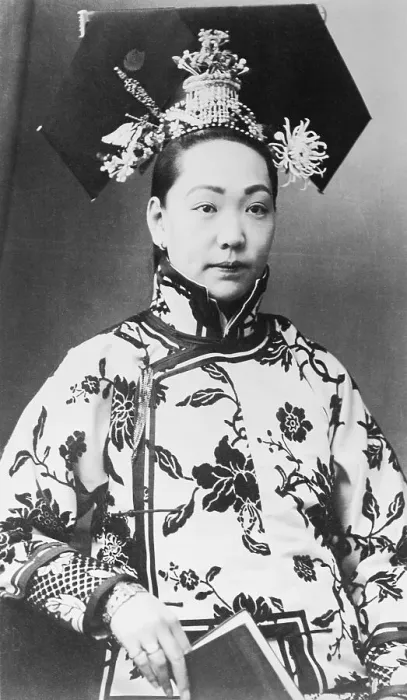 Framed Print : Manchurian Woman in Fancy Costume