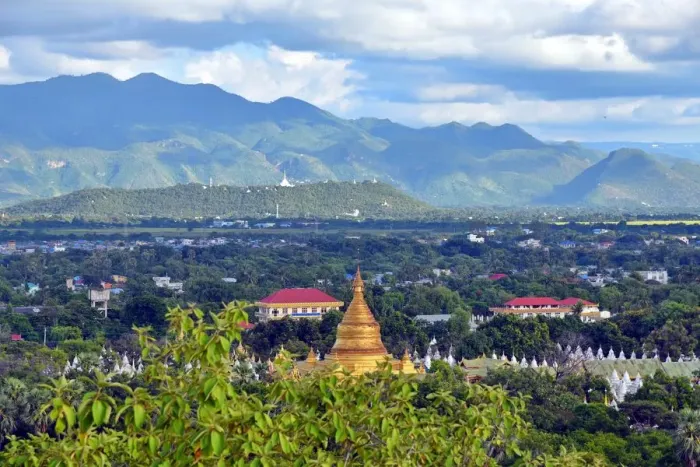 Framed Print : Mandalay landscape