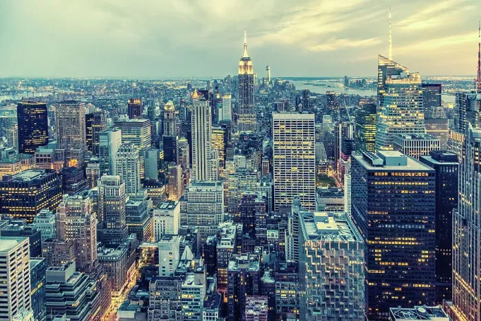 Framed Print : Manhattan cityscape Framed Print : Manhattan cityscape