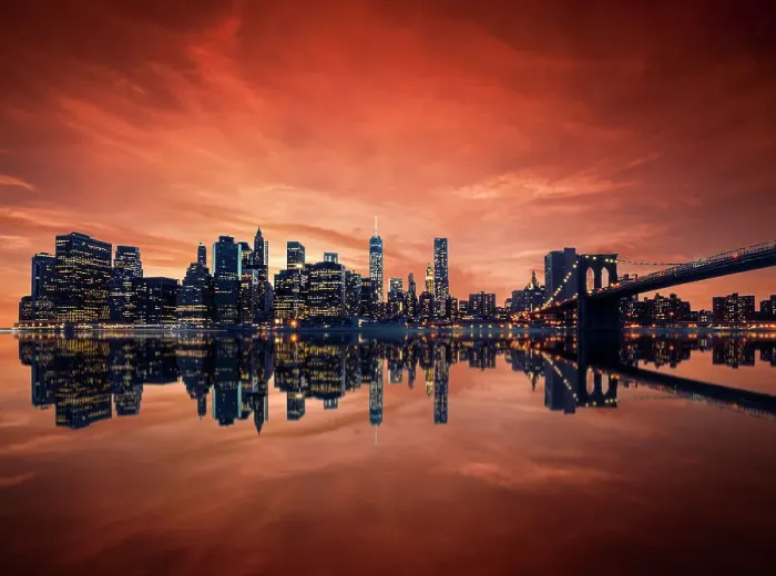 Framed Print : Manhattan cityscape Framed Print : Manhattan cityscape