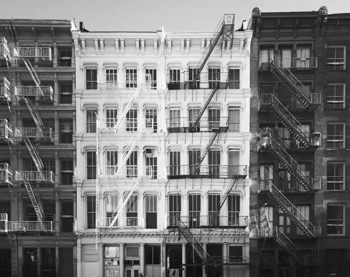 Framed Print : Manhattan Facades Framed Print : Manhattan Facades