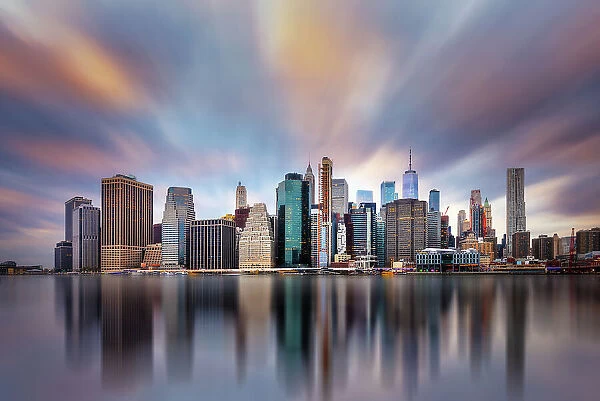 Manhattan Reflected Skyline