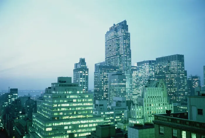 Framed Print : Manhattan Skyscrapers