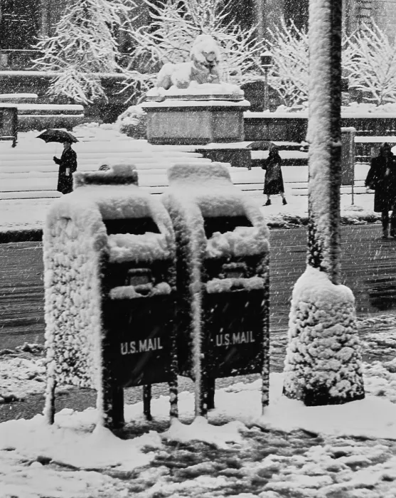 Framed Print : Manhattan Snowfall Framed Print : Manhattan Snowfall