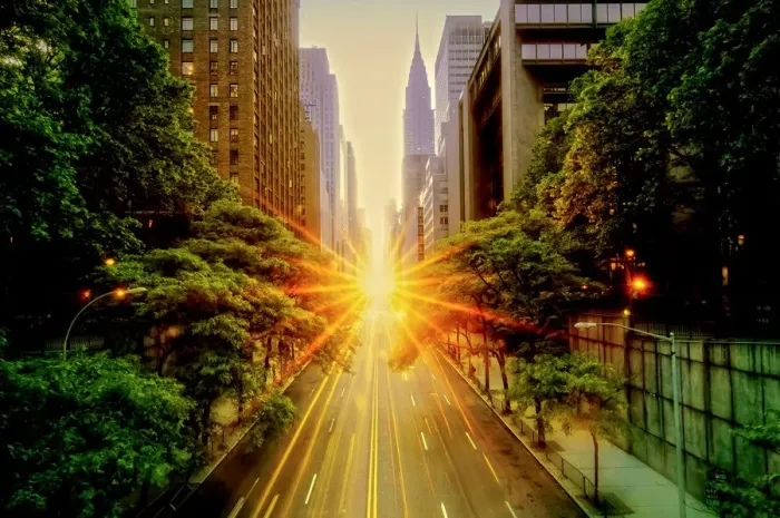 Framed Print : Manhattanhenge Framed Print : Manhattanhenge